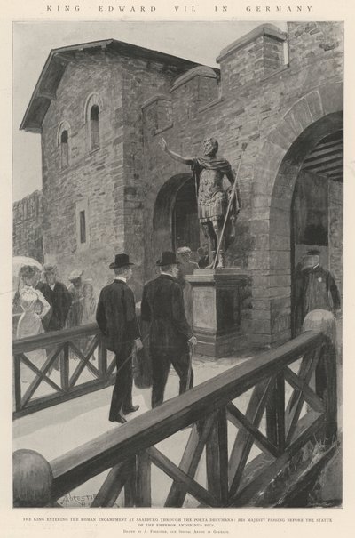 King Edward VII in Germany by Amedee Forestier